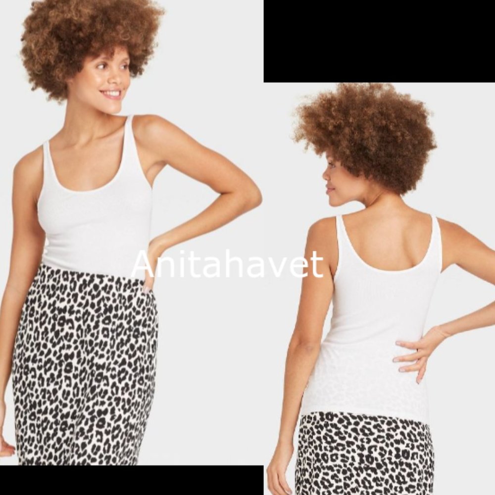 Slim Fit Tank Top White Size Large  A New Day Brand New With Tag BOGO SALE